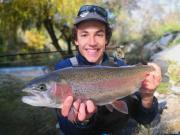 Antoun and Rainbov trout October Slo